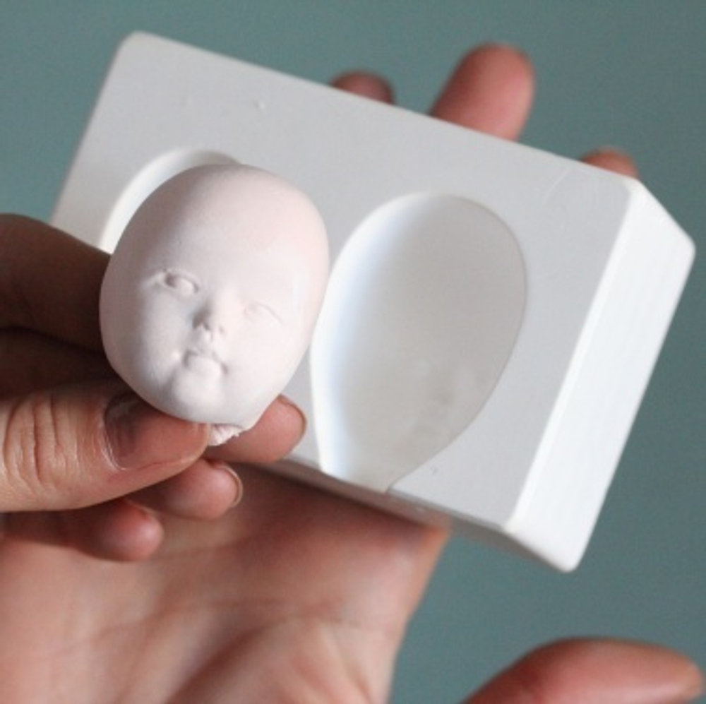 Молд для лепки лица (2 оттиска)