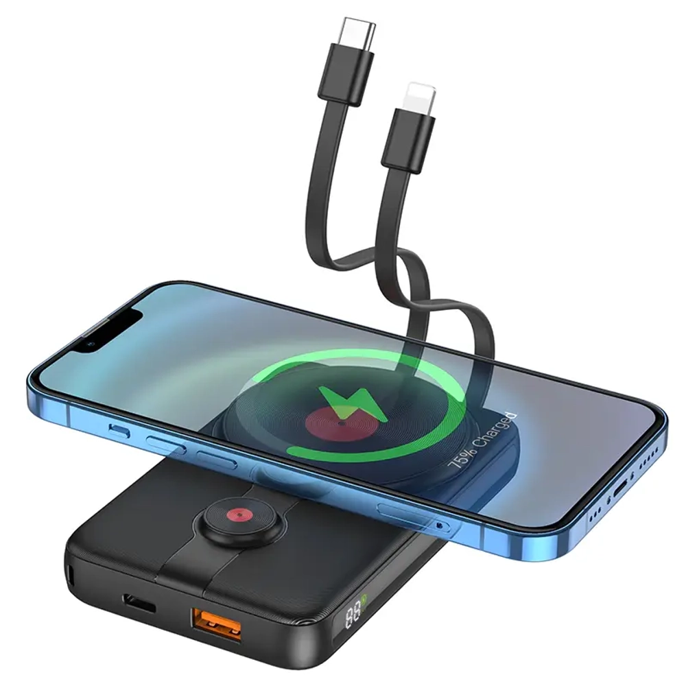 Внешний аккумулятор Hoco J92 Path 10000mAh (PD3.0/QC3.0/FCP/AFC) (черный)
