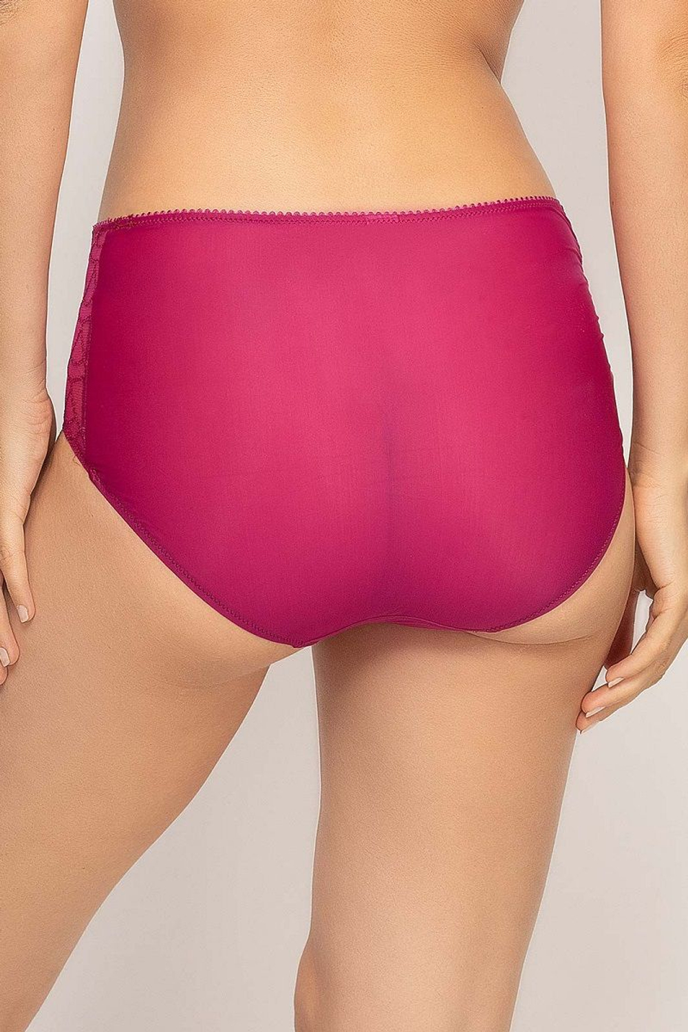 Трусы-макси Diane со сборками по центру (Размер: 50) (Цвет: ярко-розовый)