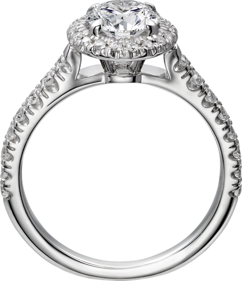 Помолвочное кольцо Cartier Destinée solitaire с круглым бриллиантом