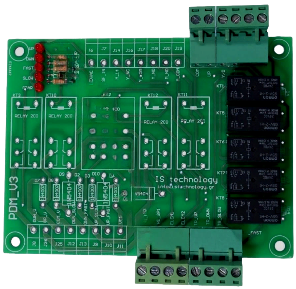Плата PDM_V3 (для 2-скоростного контроллера) IS TECHNOLOGY.