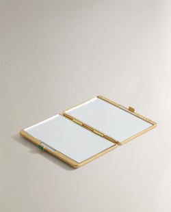 Зеркало Zara Home, 7х9.5х1 см, латунь, 6893/106
