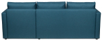 Диван трехместный с угловой секцией Тилаус ДП Malmo 81 (turquoise) LA