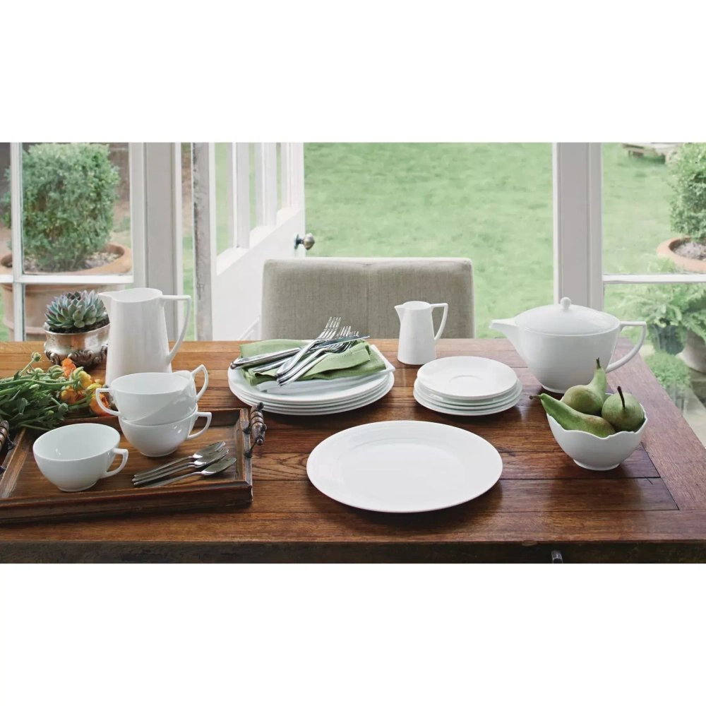 Wedgwood - Jasper Conran Белый набор для завтрака на 2 персоны / артикул   50191309559 + 50191309575 + 50191309541  / GTIN