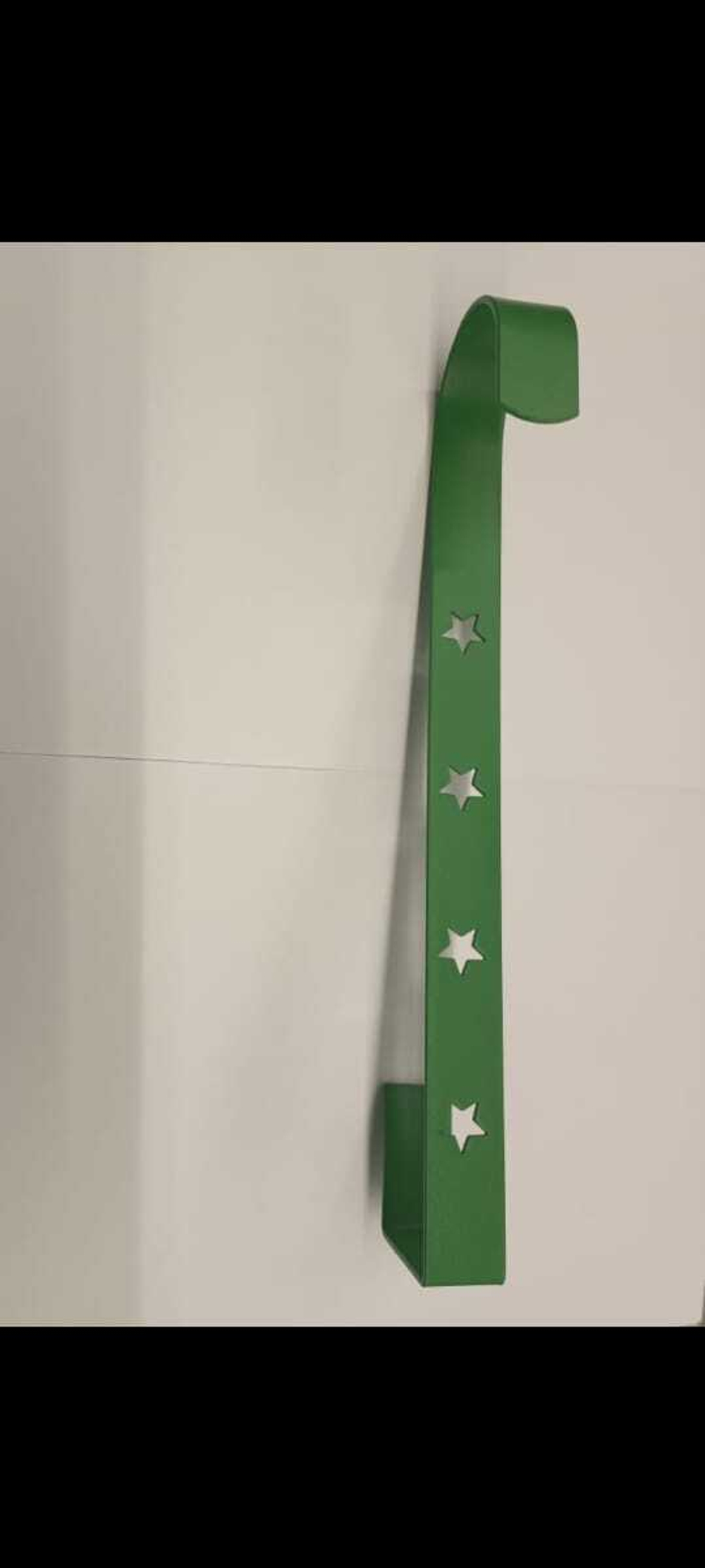 Крюк подвесной для новогоднего венка 30х2,5см, зеленый, SYHHA-0823340