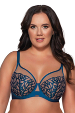 Синий бюстгальтер Monarch с мягкой чашкой (Размер: 90C) (Цвет: синий)