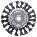 Щетка дисковая 115 мм/М14 для УШМ, проволока сталь крученая Yoko