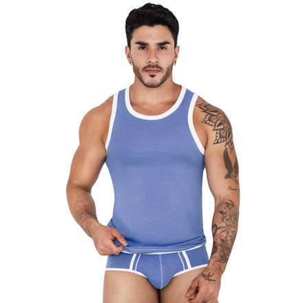 Мужская майка синяя Clever TETHIS TANK-TOP 151007