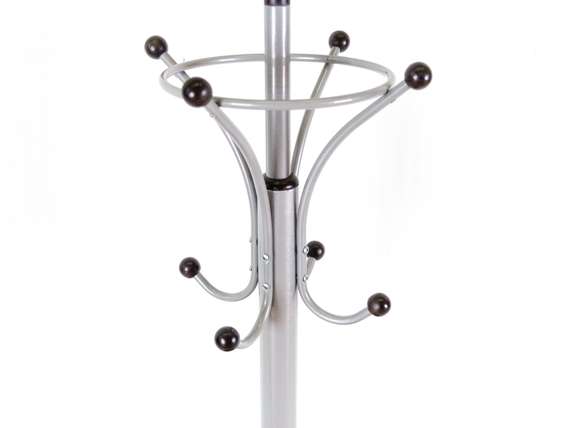 Вешалка напольная Д 4 металлик/ венге