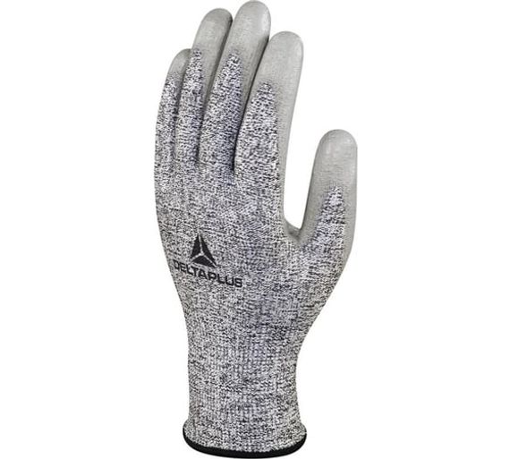 Перчатки антипорезные с полиуретановым покрытием VENICUTD08 упаковка из 3-х пар Delta Plus VECUTD08GRG306