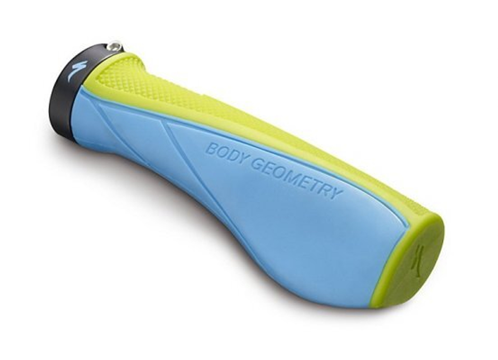 Грипсы BG CONTOUR XC GRIP HYP GRN/CYAN 25514-1154