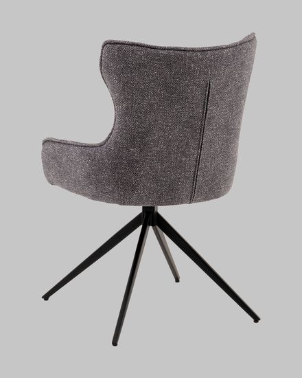 Стул Carlene вращающийся серый