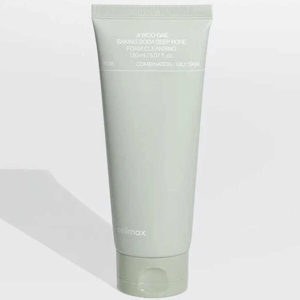 Глубокоочищающая пенка для умывания с содой Celimax Ji Woo Gae Baking Soda Deep Pore Foam Cleansing, 150мл