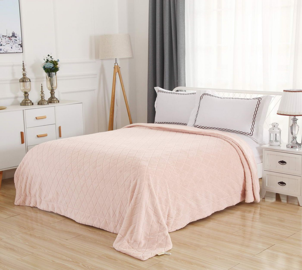 Плед 160х220 Sofi De MarkO Элайза персиковый