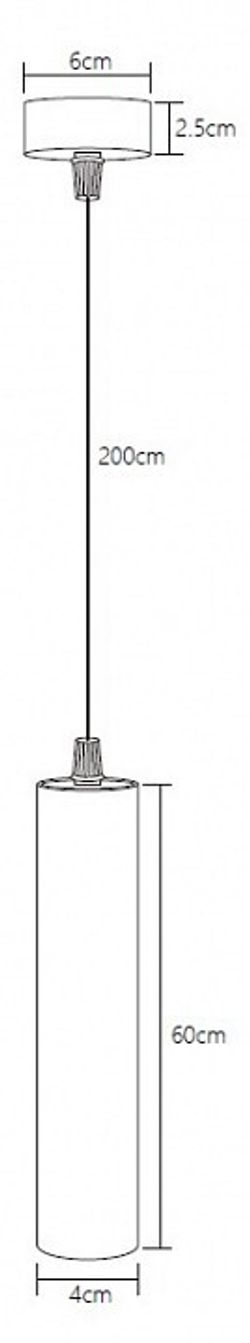 Подвесной светильник Fiberli Tube460 12110202