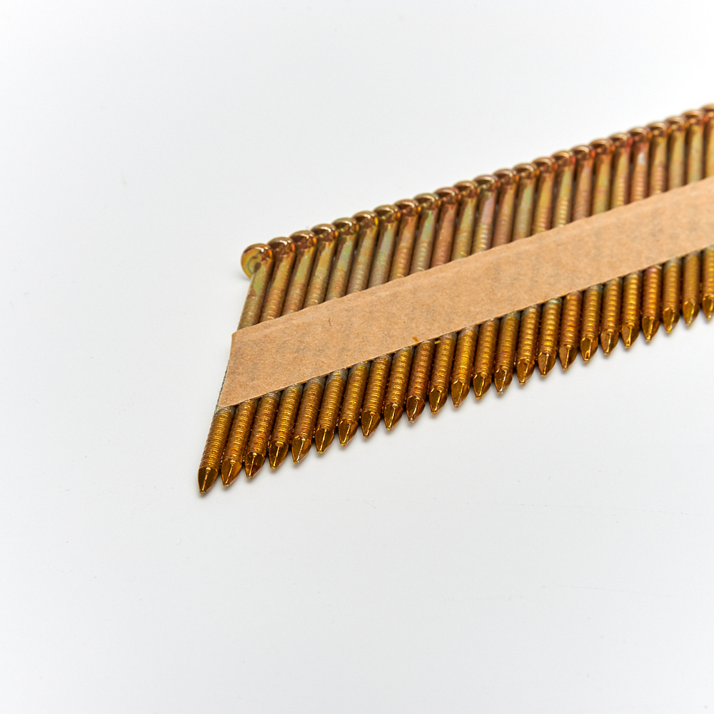 Реечные гвозди по дереву тип D34 (3,05х75, RIEG гальв. кольц. накат., 2000 шт/уп+2 баллона) FEDAST