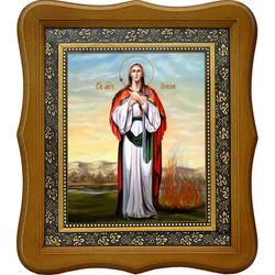 Ливия Сирийская мученица. Икона на холсте.