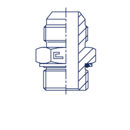 Штуцер FH JIC 1.5/8 - BSP 1