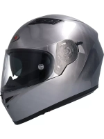 Шлем SHIRO SH600 SCRATCHED CHROME 2XL