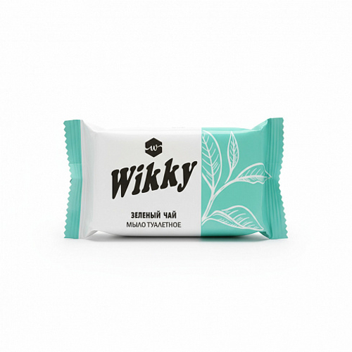 Мыло Wikky "Зеленый чай" 75гр/90шт