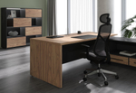Стол руководителя с тумбой тип 2 VELION VENEER