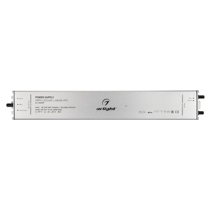 Блок питания Arlight ARPV-LG24400-Linear-PFC 24V 400W IP67 16,6A 036957