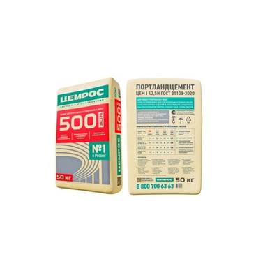 Евроцемент Цемрос М500 Экстра 50 кг