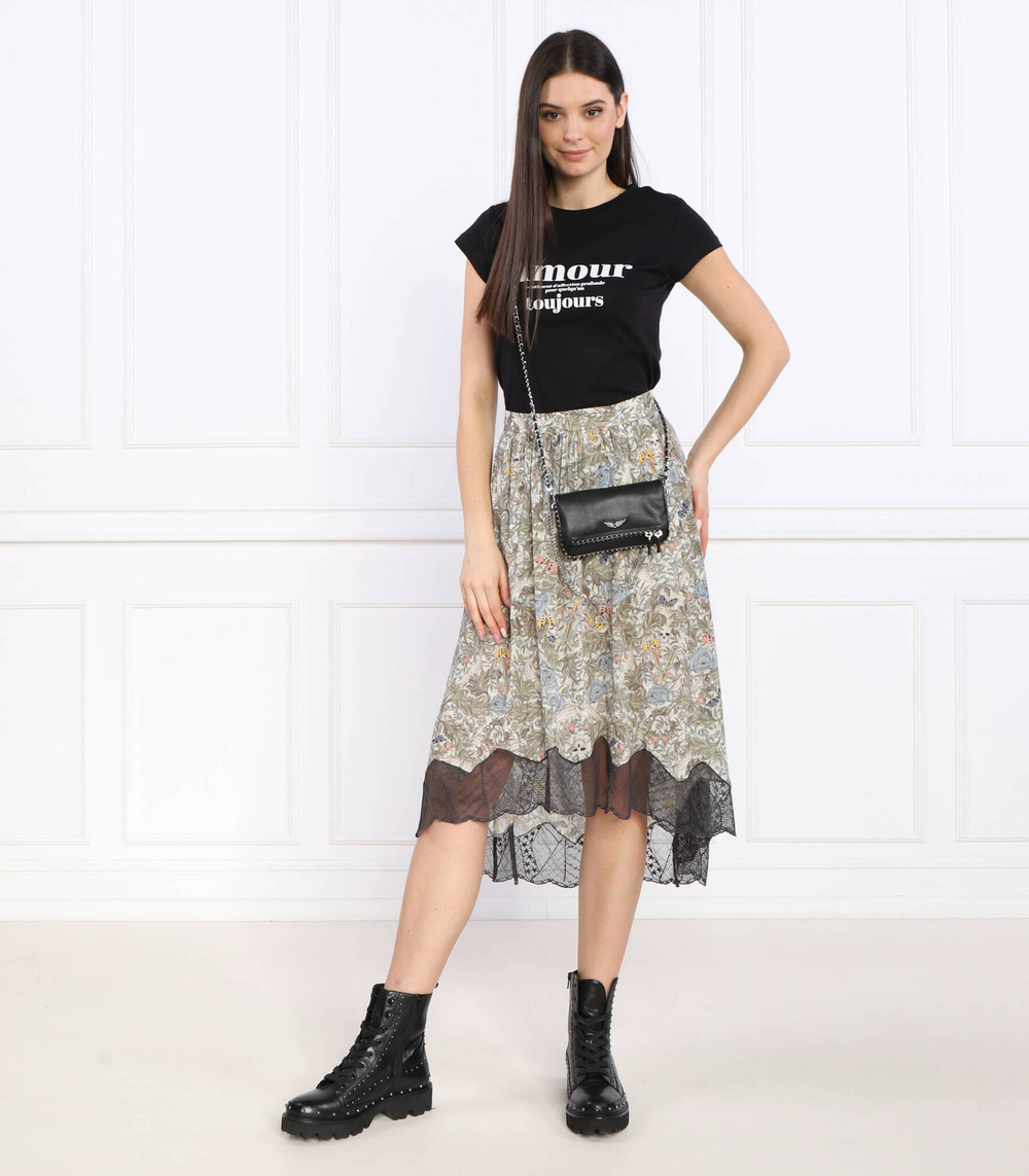 Кожаная сумка-мессенджер ROCK Zadig&Voltaire - черный(LWBA00006)