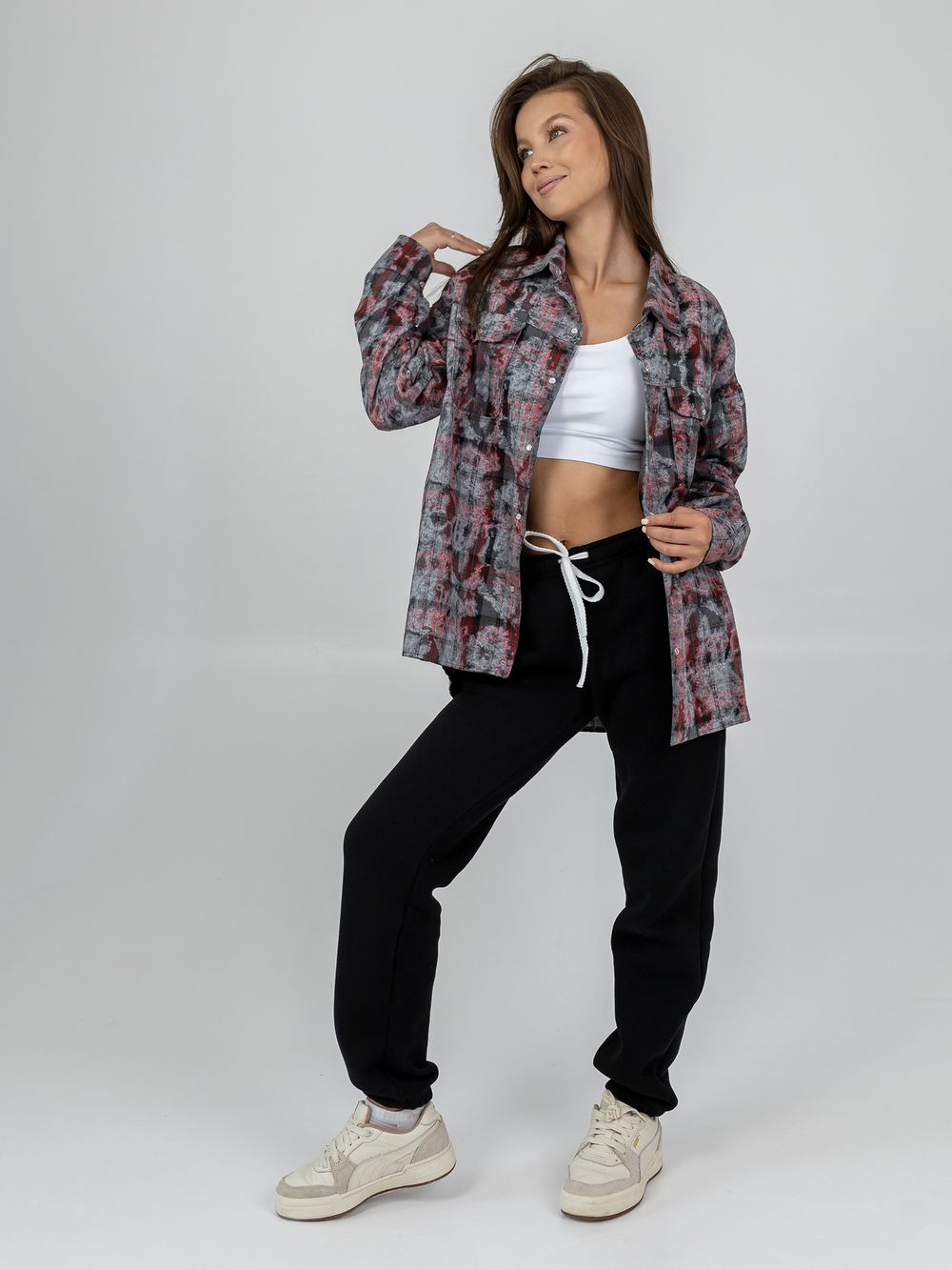 С-335-2 Рубашка в клетку ВАРЁНКА