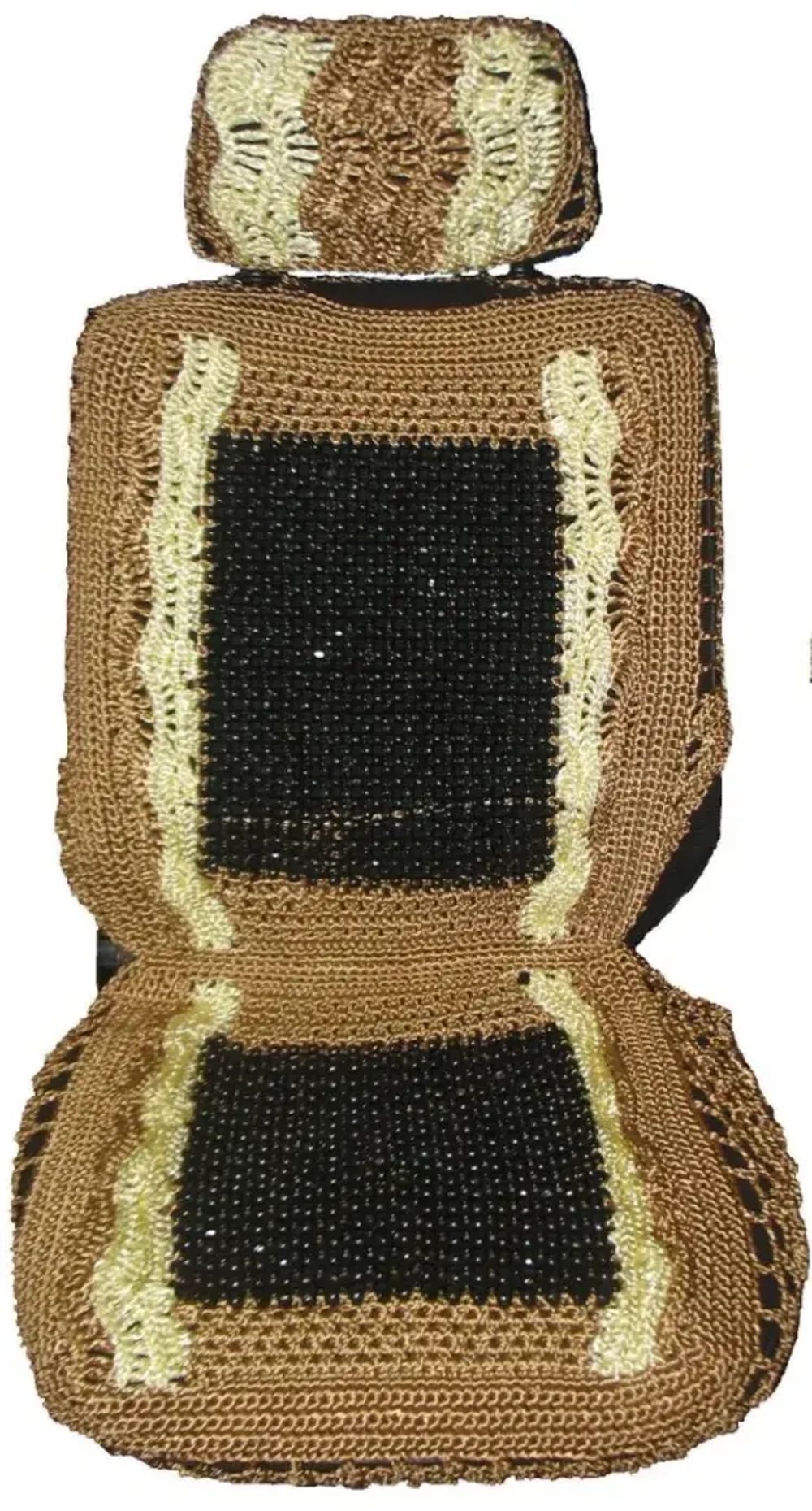 Накидки на сидение J01 (Gold/косточки) KING J01 (Gold/косточки)