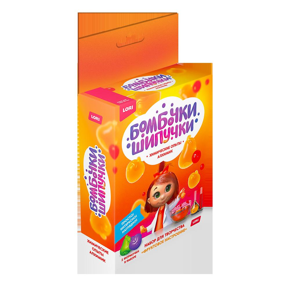 Химические опыты. Бомбочка-шипучка "Фруктовое настроение" (Lori)