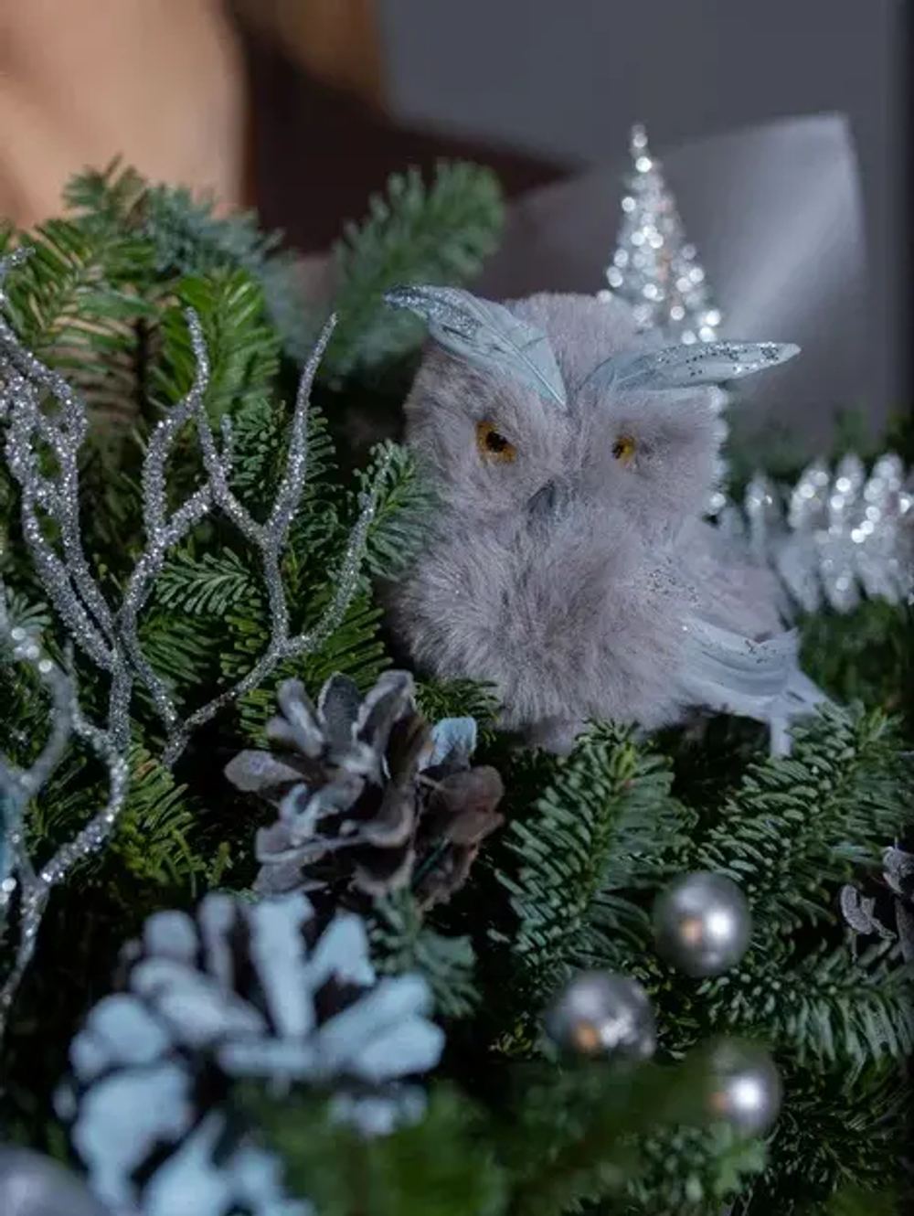 Новогодняя композиция Совушка