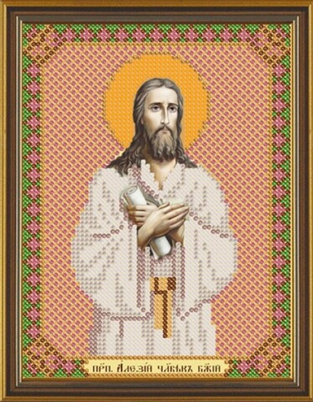 Ткань с рисунком  "Нова Слобода" №1 для вышивания бисером, 13 см х 17 см