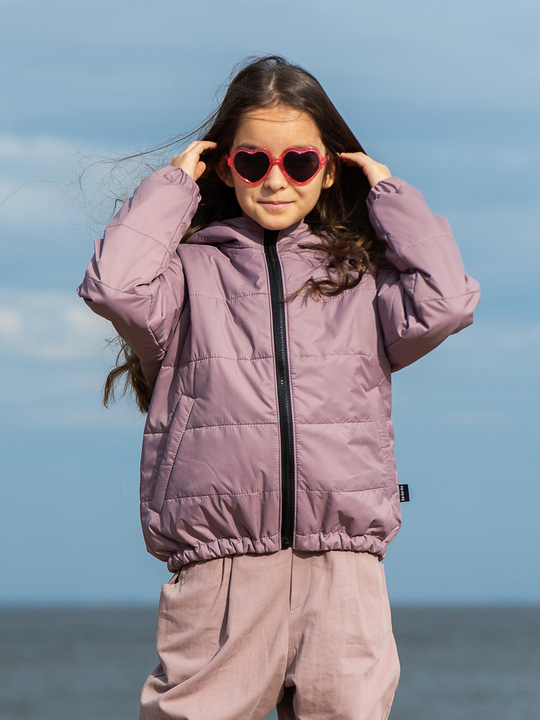 Лёгкая куртка розовое какао