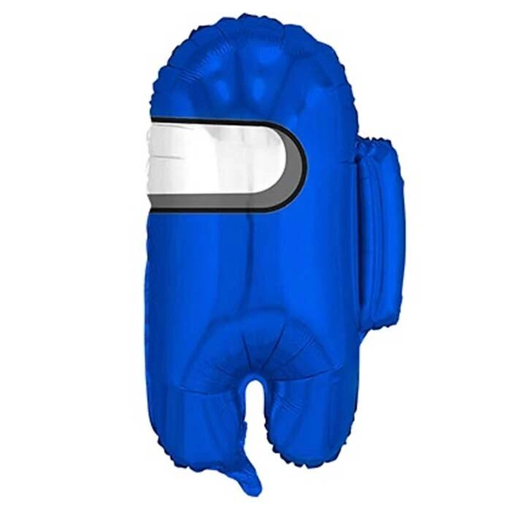 Шар фигура Космонавтик синий, Among us, 65 см