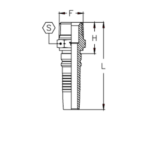 Фитинг DN 50 NPTF 2 Interlock