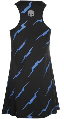 Теннисное платье Hydrogen Thunder Dress Woman - black/bluette