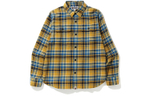 A Bathing Ape Shark Flannel Check Shirt Fw19