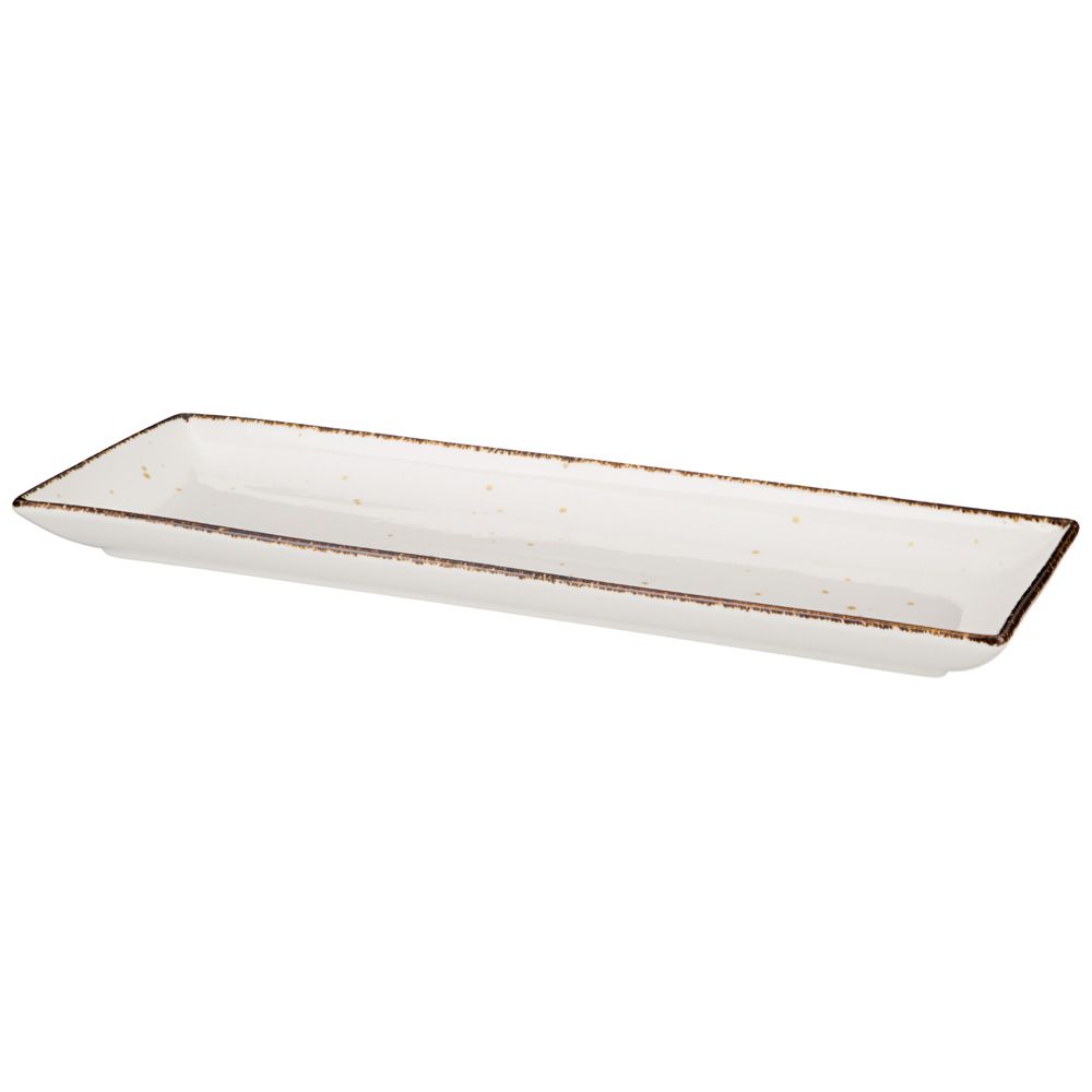 БЛЮДО BRONCO "NATURE" ПРЯМОУГОЛЬНОЕ 40,5*13,5*2,5 СМ (КОР=12ШТ.) МАЛ. УП. = 2 ШТ