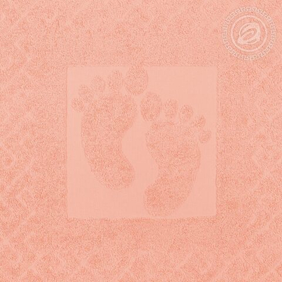 Полотенце 50х70 "КЛАССИК" Ножки Розово-персиковый ПМн-50.70 АРТ ДИЗАЙН