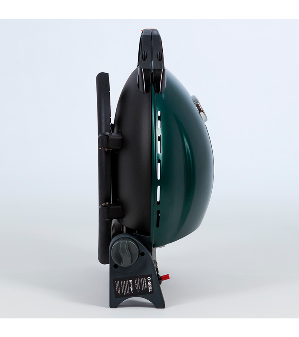 Гриль газовый O-GRILL 900МT bicolor черный-зеленый (в комплекте адаптер тип А)