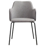 Стул Bergenson Bjorn Dwight, рогожка, светло-серый