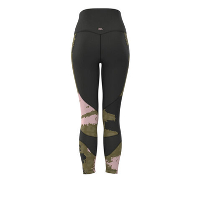 Женские теннисные брюки BIDI BADU Pure Wild Printed Tight Women - Olive, Multicoloured