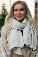 Вязаный палантин (речной жемчуг) ВП03-1М LT Collection