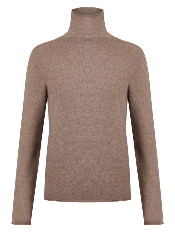 Turtleneck cappuccino color