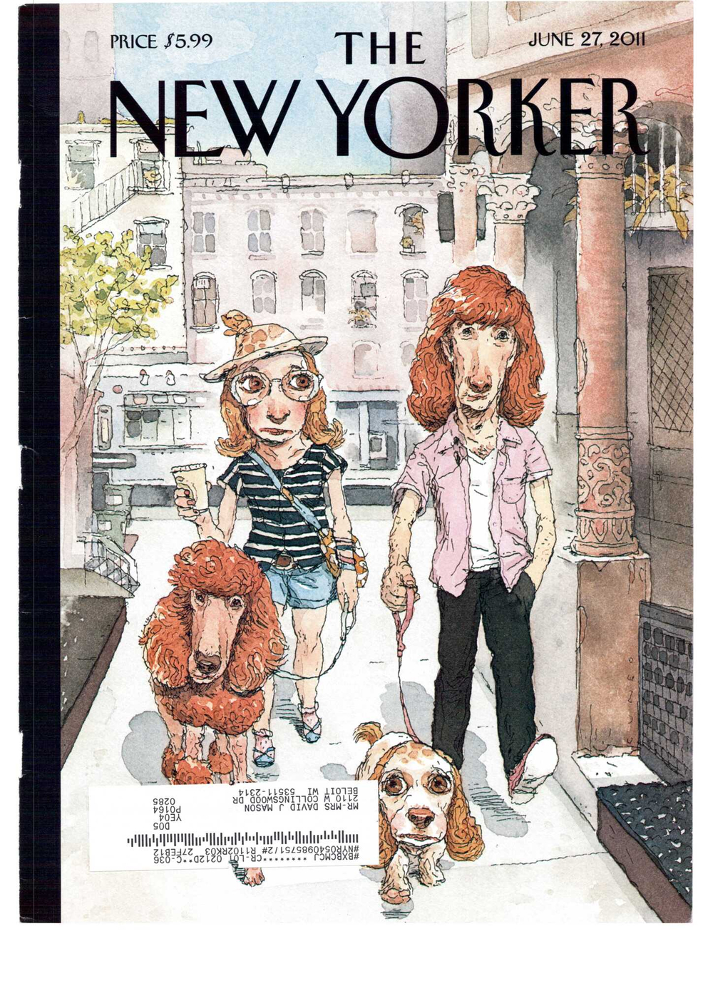 Журнал The New Yorker 27-06-2011, обложка