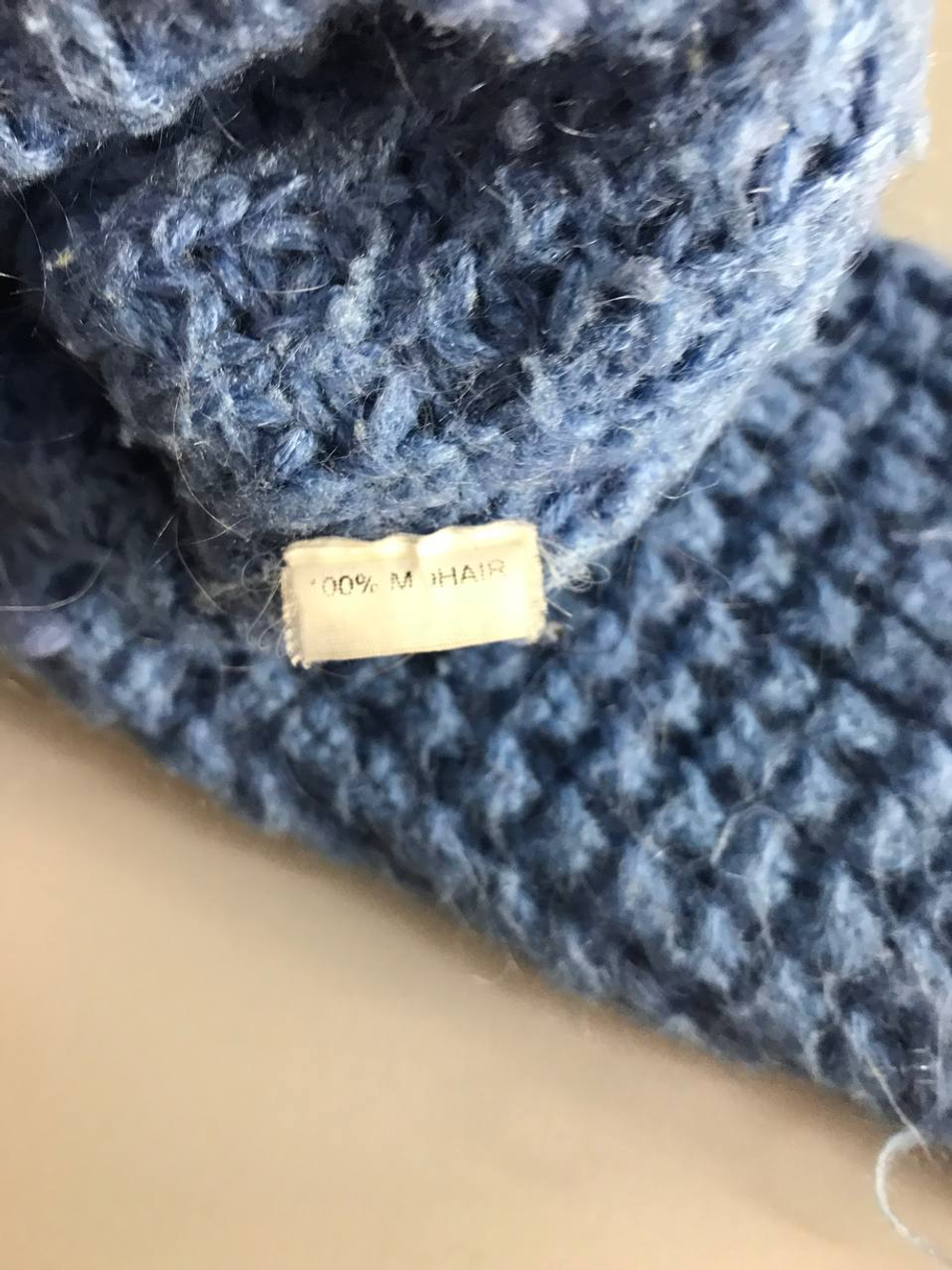 Свитер мохеровый теплый, маркировка L, визуально на 46/48 размер