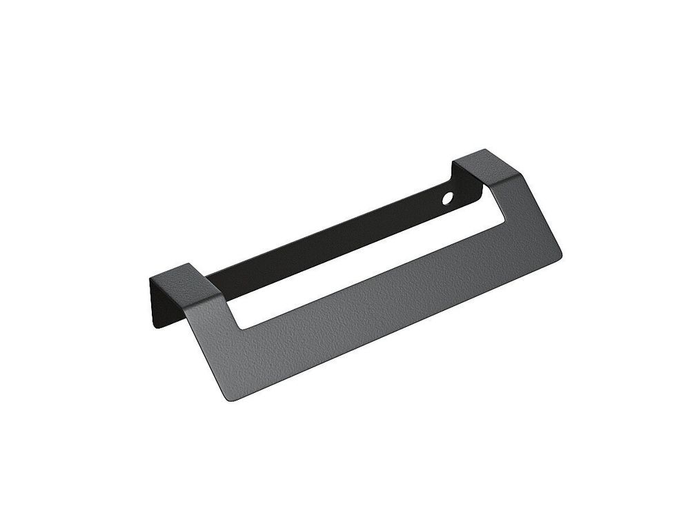 Ручка торцевая мебельная СТ-3, Матовый черный