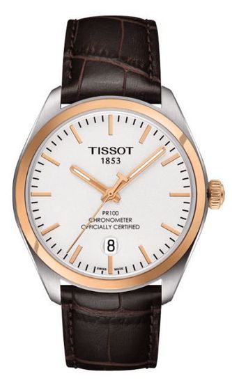 Мужские швейцарские наручные часы Tissot PR 100 C.O.S.C. T101.451.26.031.00