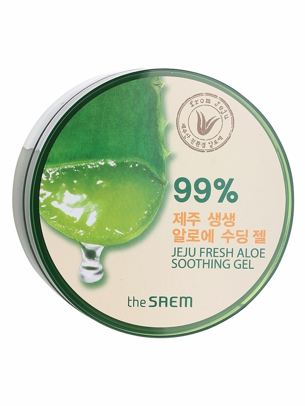 Гель The Saem "Jeju Fresh", алоэ, для всех типов кожи, 99%, 300 мл